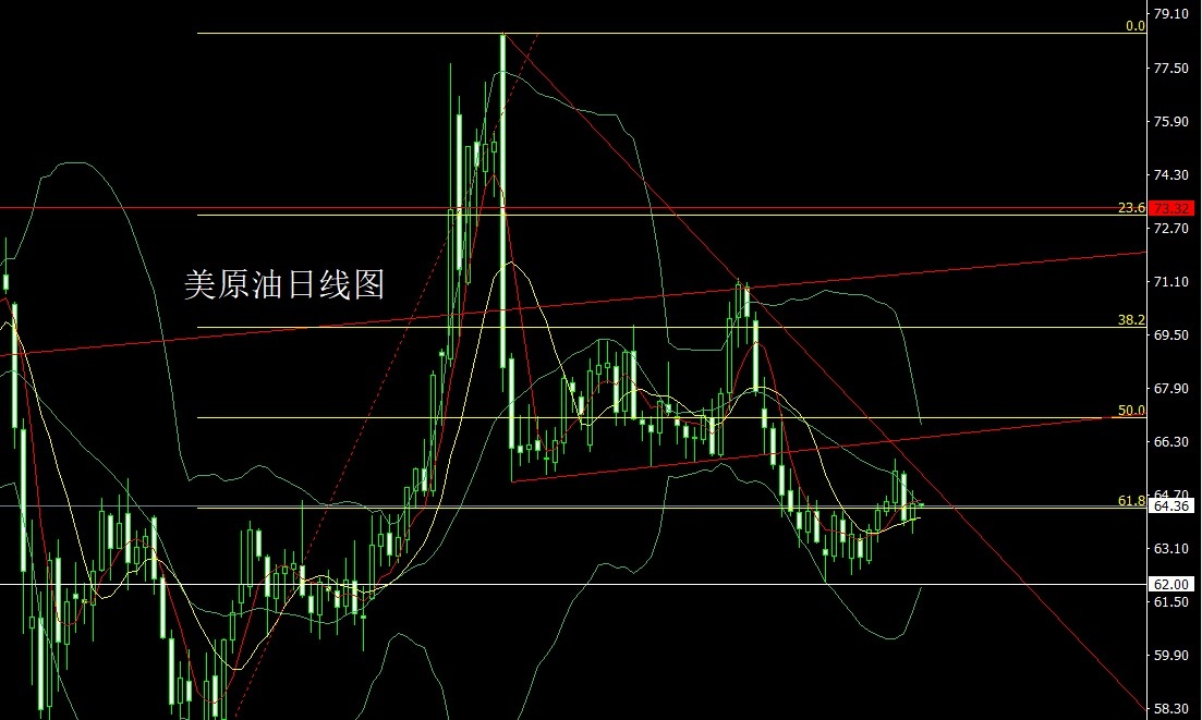 U.S. crude oil daily chart